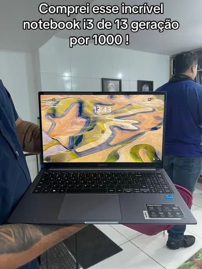 Notebook i3 13a geracao comprado por R$1000
